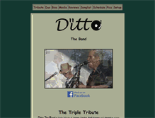 Tablet Screenshot of dittoband.net